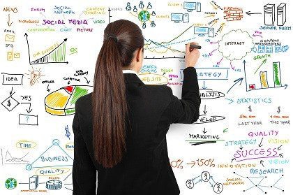 Modern business concept