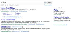 philips philips-haku Googlesta